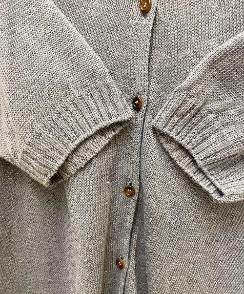 MARGARET HOWELL（マーガレットハウエル）MARGARET HOWELL (マーガレットハウエル) 半袖サマーニットカーディガン インディゴ サイズ:2の古着・服飾アイテム