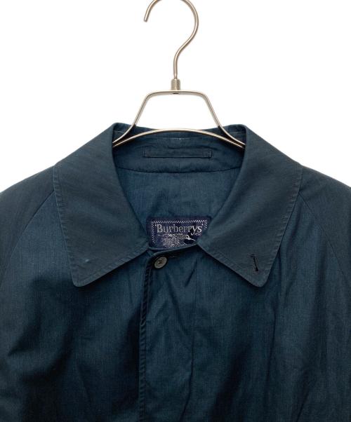 Burberry's（バーバリー）Burberry's (バーバリーズ) ステンカラーコート WR050-218-29 ネイビー サイズ:Lの古着・服飾アイテム