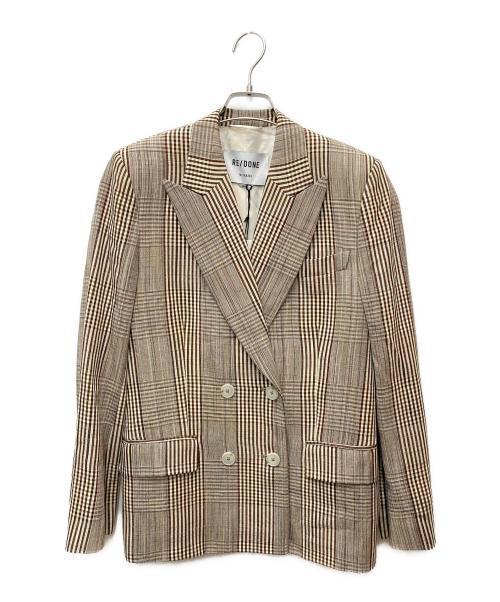RE/DONE（リダン）RE/DONE (リダン) '70s BLAZER' ベージュ サイズ:Sの古着・服飾アイテム