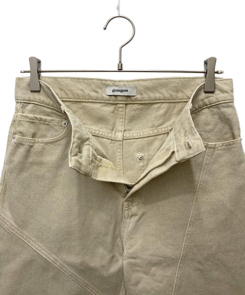 Gimaguas（ギマガス）Gimaguas (ギマガス) バギーデニムパンツ ベージュ サイズ:SIZE 86cm (W34)の古着・服飾アイテム