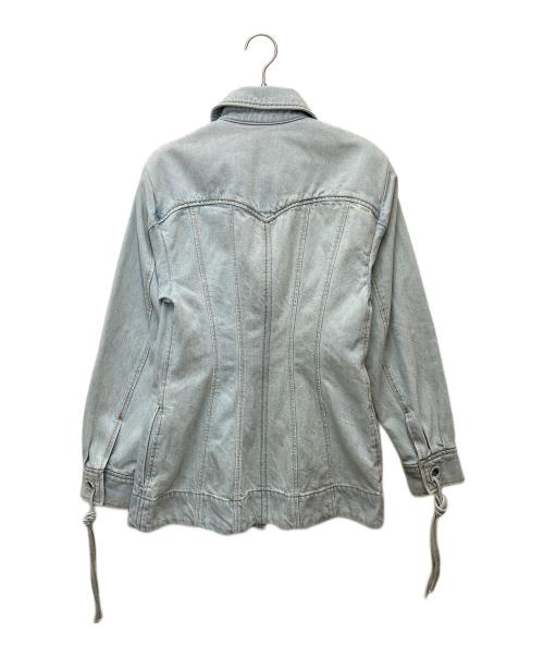 REJINA PYO（レジーナ ピョウ）REJINA PYO (レジーナ ピョウ) pointed-collar denim jacket スカイブルー サイズ:6の古着・服飾アイテム