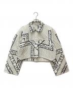 GANNIガニー）の古着「Elkhart キルティングプリントジャケット」｜ベージュ