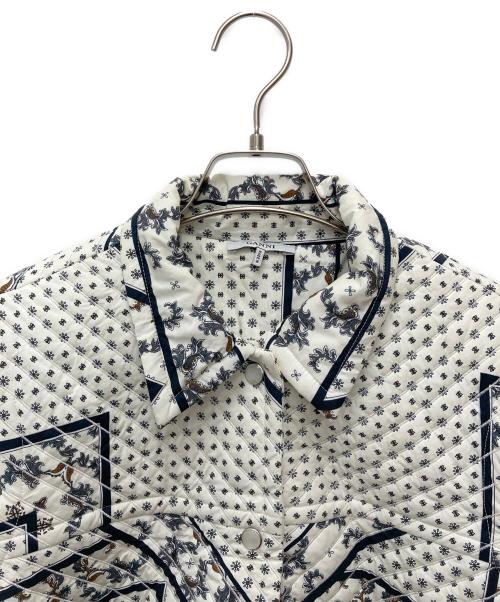 GANNI（ガニー）GANNI (ガニー) Elkhart キルティングプリントジャケット ベージュ サイズ:36の古着・服飾アイテム