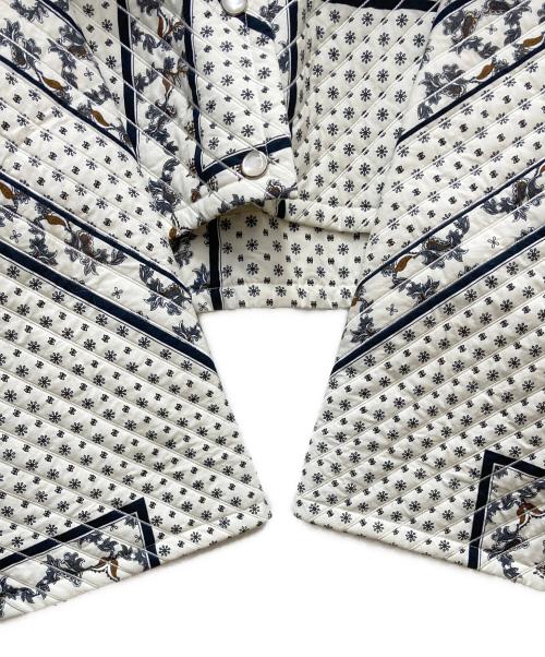 GANNI（ガニー）GANNI (ガニー) Elkhart キルティングプリントジャケット ベージュ サイズ:36の古着・服飾アイテム