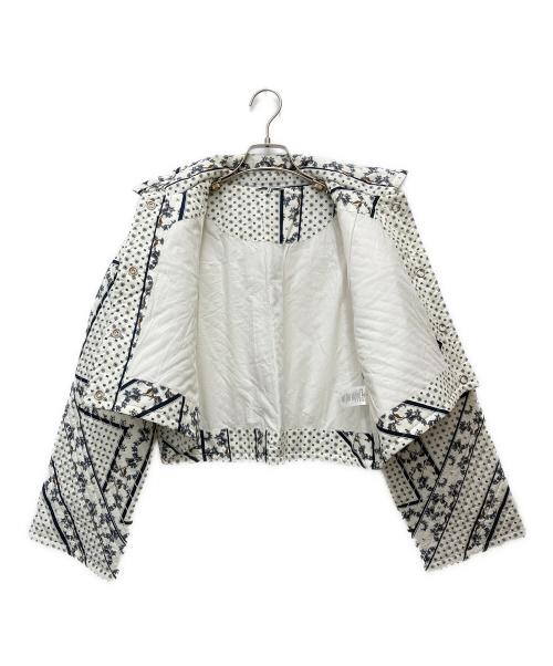 GANNI（ガニー）GANNI (ガニー) Elkhart キルティングプリントジャケット ベージュ サイズ:36の古着・服飾アイテム