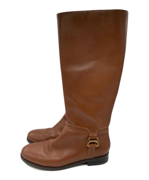 LAUREN RALPH LAUREN（ローレンラルフローレン）LAUREN RALPH LAUREN (ローレンラルフローレン) ロングブーツ ブラウン サイズ:7Bの古着・服飾アイテム