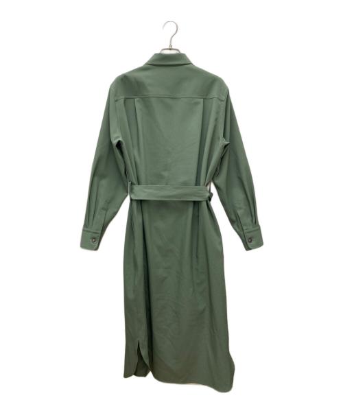 SOEJU（ソージュ）SOEJU (ソージュ) ソフトオックスシャツワンピース グリーン サイズ:Mの古着・服飾アイテム
