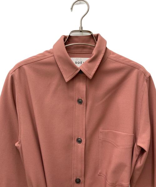 SOEJU（ソージュ）SOEJU (ソージュ) ソフトオックスシャツワンピース ピンク サイズ:Mの古着・服飾アイテム