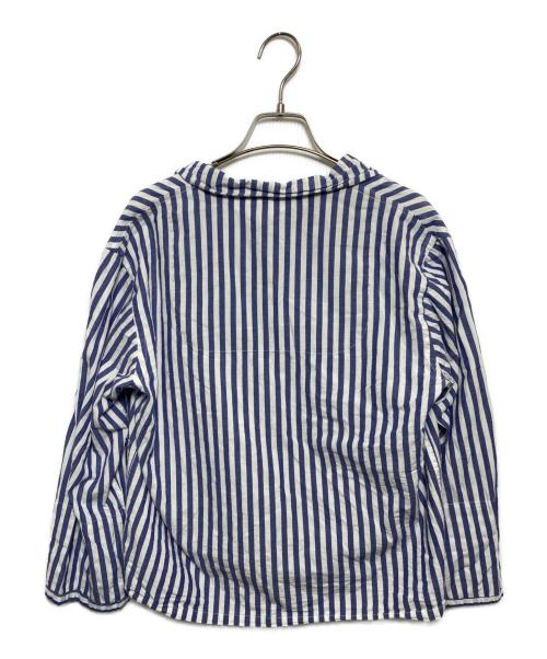 NOWHAW（ノウハウ）NOWHAW (ノウハウ) パジャマセットアップ ホワイト×ブルーの古着・服飾アイテム