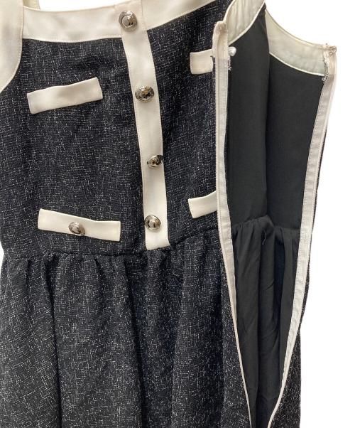 HER LIP TO（ハーリップトゥ）HER LIP TO (ハーリップトゥ) Tweed Long Dress 1242305111 ブラック サイズ:Sの古着・服飾アイテム