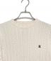 HER LIP TO (ハーリップトゥ) Puff Sleeve Cable Knit Dress ベージュ サイズ:S：5000円