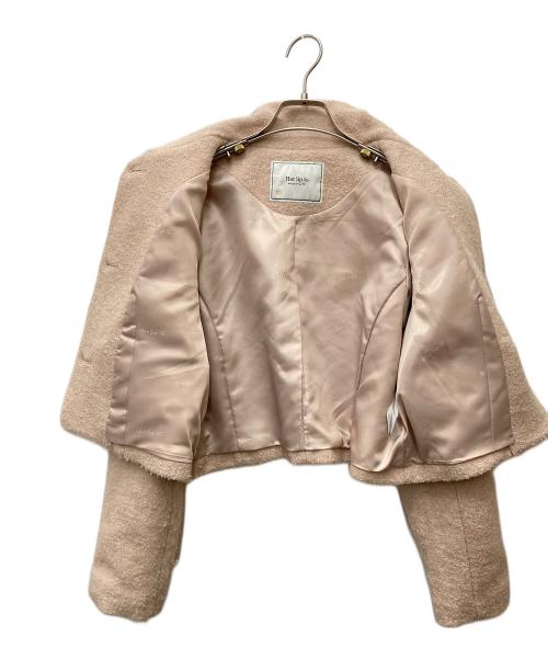 HER LIP TO（ハーリップトゥ）HER LIP TO (ハーリップトゥ) Royal Boucle Jacket ピンク サイズ:Sの古着・服飾アイテム