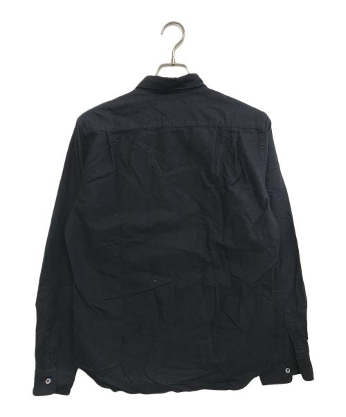 COMME des GARCONS HOMME（コムデギャルソン オム）COMME des GARCONS HOMME (コムデギャルソン オム) 製品染めボタンダウンシャツ ブラック サイズ:Mの古着・服飾アイテム