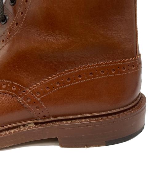 Tricker's（トリッカーズ）Tricker's (トリッカーズ) STOW ウィングチップロングブーツ ブラウン サイズ:8 1/2の古着・服飾アイテム