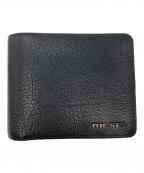 DIESELディーゼル）の古着「2つ折り財布」｜ブラック