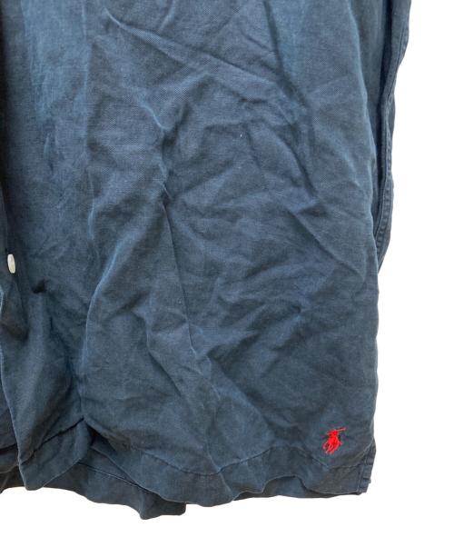 POLO RALPH LAUREN（ポロ・ラルフローレン）POLO RALPH LAUREN (ポロ・ラルフローレン) 半袖オープンカラーシャツ ネイビー サイズ:Lの古着・服飾アイテム