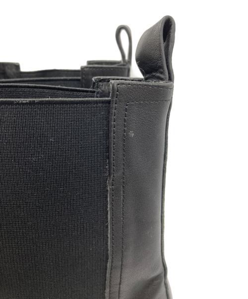 NEUF（NEUF）NEUF (NEUF) サイドゴアブーツ ブラック サイズ:24の古着・服飾アイテム