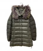 DUVETICAデュベティカ）の古着「ファー付ダウンコート D.3810.00/1057.R-MFG」｜グリーン