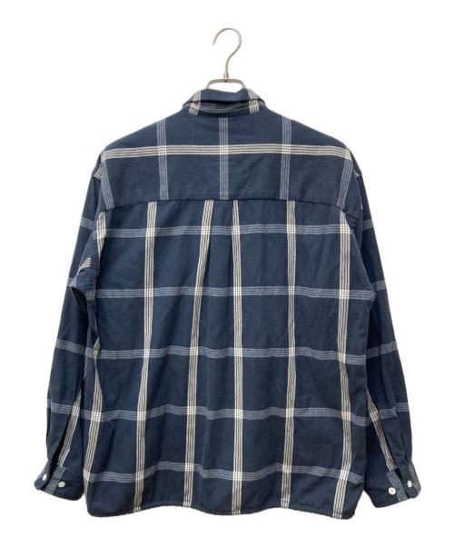nanamica（ナナミカ）nanamica (ナナミカ) Flannel PALAKA Check Shirt S25FG016 グレー サイズ:Sの古着・服飾アイテム