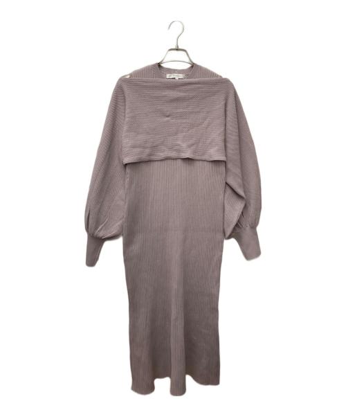 Rirandture（リランドチュール）Rirandture (リランドチュール) 4wayニットワンピース　82168831 パープル サイズ:1の古着・服飾アイテム