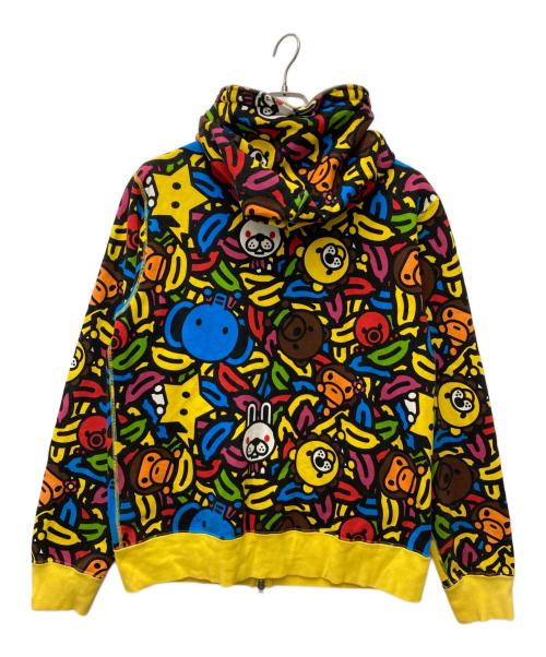 A BATHING APE（ア ベイシング エイプ）A BATHING APE (ア ベイシング エイプ) アニマルサファリマイロジップパーカー　1860-115-031 マルチカラー サイズ:Lの古着・服飾アイテム