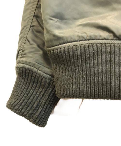 ALPHA（アルファ）ALPHA (アルファ) フーデッド リブジャケット TA1330-076 オリーブ サイズ:Lの古着・服飾アイテム