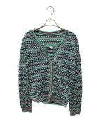 missoni sportsミッソーニスポーツ）の古着「アンサンブルカーディガン」｜グリーン×ブラウン