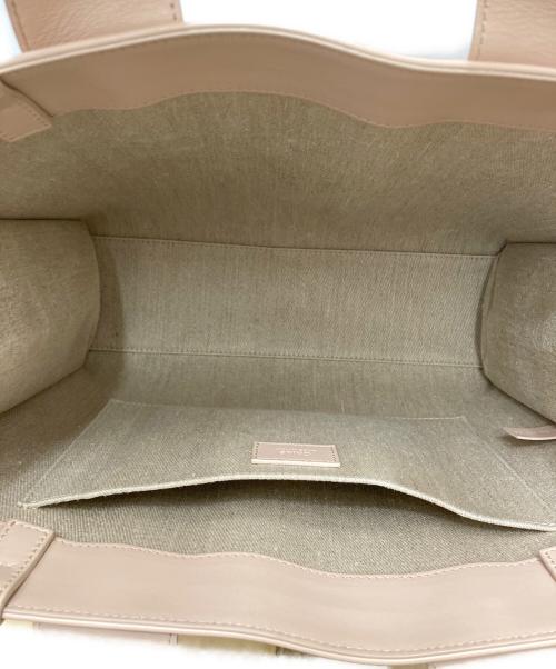 Chloe（クロエ）Chloe (クロエ) WOODY MEDIUM TOTE ピンクの古着・服飾アイテム