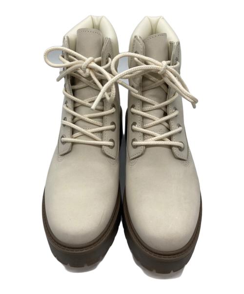 Timberland（ティンバーランド）Timberland (ティンバーランド) アルバーン 6インチ レースアップブーツ 500743-10-24 ホワイト サイズ:24の古着・服飾アイテム