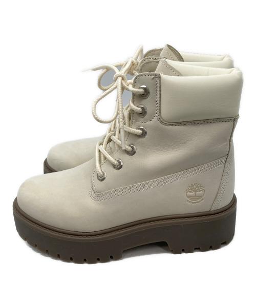 Timberland（ティンバーランド）Timberland (ティンバーランド) アルバーン 6インチ レースアップブーツ 500743-10-24 ホワイト サイズ:24の古着・服飾アイテム