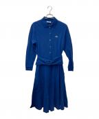 LACOSTEラコステ）の古着「ポロシャツワンピース　EF8782」｜ブルー