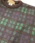 中古・古着 L.L.Bean (エルエルビーン) ブラックウォッチウールニット グリーン サイズ:L：11000円