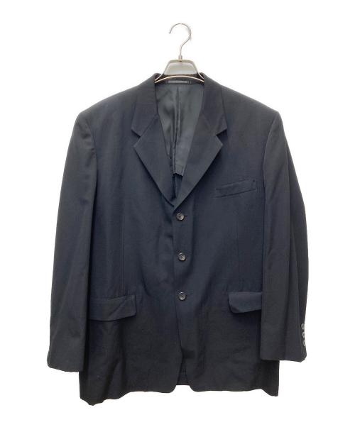 Yohji Yamamoto pour homme（ヨウジヤマモト プールオム）Yohji Yamamoto pour homme (ヨウジヤマモト プールオム) ウールギャバ3Bジャケット　HE-J80-199 ブラック サイズ:Sの古着・服飾アイテム