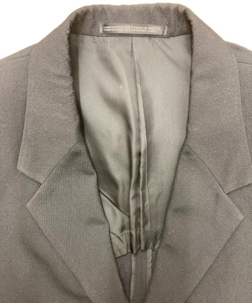 Yohji Yamamoto pour homme（ヨウジヤマモト プールオム）Yohji Yamamoto pour homme (ヨウジヤマモト プールオム) ウールギャバ3Bジャケット　HE-J80-199 ブラック サイズ:Sの古着・服飾アイテム