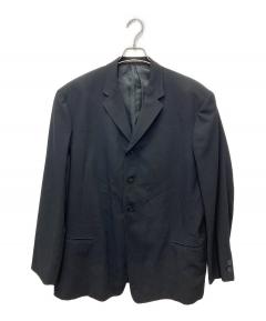 激レア 90年代ビンテージ　ヨウジヤマモト　サンプル　レーヨンギャバ　ジャケット 90'sオールドYOHJI YAMAMOTO(ヨウジ・ヤマモト) ウールギャバ