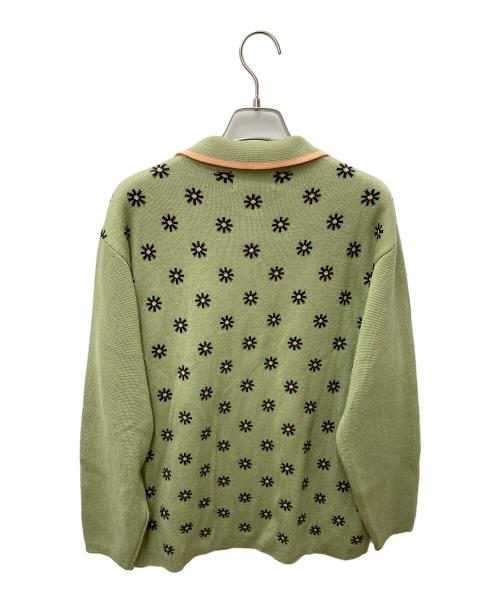 BoTT（ボット）BoTT (ボット) Creativity Jacquard Knit 231BoTT19 グリーン サイズ:Mの古着・服飾アイテム