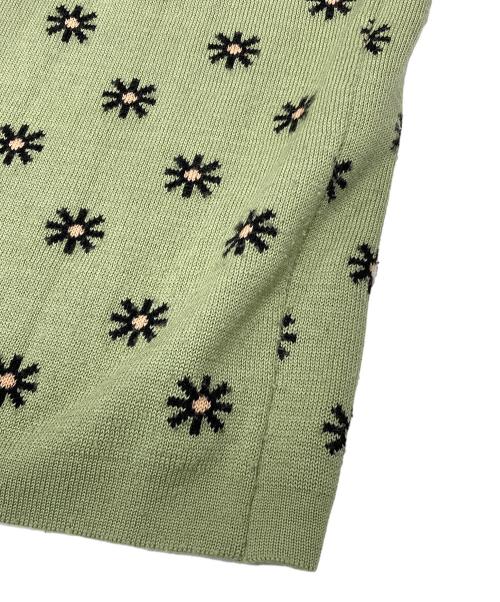 BoTT（ボット）BoTT (ボット) Creativity Jacquard Knit 231BoTT19 グリーン サイズ:Mの古着・服飾アイテム