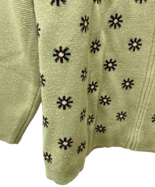 BoTT（ボット）BoTT (ボット) Creativity Jacquard Knit 231BoTT19 グリーン サイズ:Mの古着・服飾アイテム