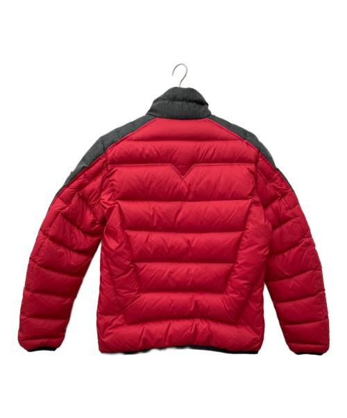 DIESEL（ディーゼル）DIESEL (ディーゼル) デニム切替ダブルモードウィンタージャケット レッド サイズ:Lの古着・服飾アイテム