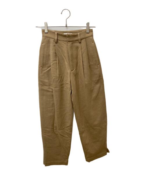 CLANE（クラネ）CLANE (クラネ) J/W STRAIGHT SLACKS PANTS 17110-7091 ベージュの古着・服飾アイテム