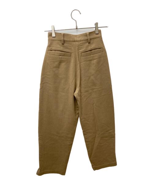 CLANE（クラネ）CLANE (クラネ) J/W STRAIGHT SLACKS PANTS 17110-7091 ベージュの古着・服飾アイテム