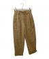 CLANE（クラネ）の古着「J/W STRAIGHT SLACKS PANTS 17110-7091」｜ベージュ