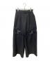 HARE（ハレ）の古着「vintageシシュウキリカエパンツ HAL05311AD」｜ブラック