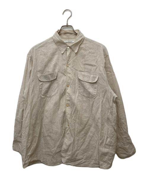 MAATEE&SONS（マーティーアンドサンズ）MAATEE&SONS (マーティーアンドサンズ) NOT A PLAIN SHIRTS ベージュ サイズ:3の古着・服飾アイテム