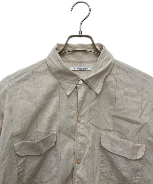 MAATEE&SONS（マーティーアンドサンズ）MAATEE&SONS (マーティーアンドサンズ) NOT A PLAIN SHIRTS ベージュ サイズ:3の古着・服飾アイテム