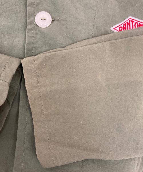 DANTON（ダントン）DANTON (ダントン) BEAMS (ビームス) ナイロンタフタ ラウンドカラーナイロンジャケット グリーン サイズ:38の古着・服飾アイテム