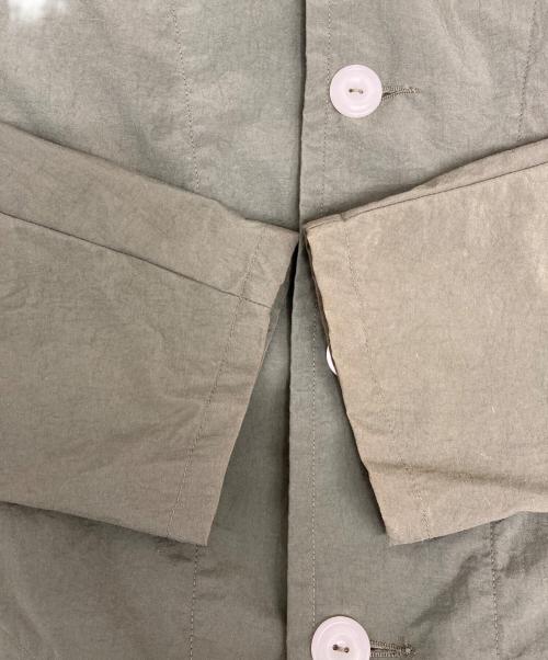 DANTON（ダントン）DANTON (ダントン) BEAMS (ビームス) ナイロンタフタ ラウンドカラーナイロンジャケット グリーン サイズ:38の古着・服飾アイテム