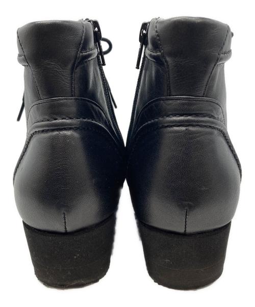 pedala（ペダラ）pedala (ペダラ) ウォーキングショートブーツ グレー サイズ:23.5の古着・服飾アイテム