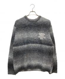 WIND AND SEA×greatful dead（ウィンダンシー×グレイトフルデッド）の古着「Dead Bear Knit」｜グレー