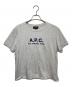 A.P.C.（アーペーセー）の古着「刺繍ロゴTシャツ」｜グレー